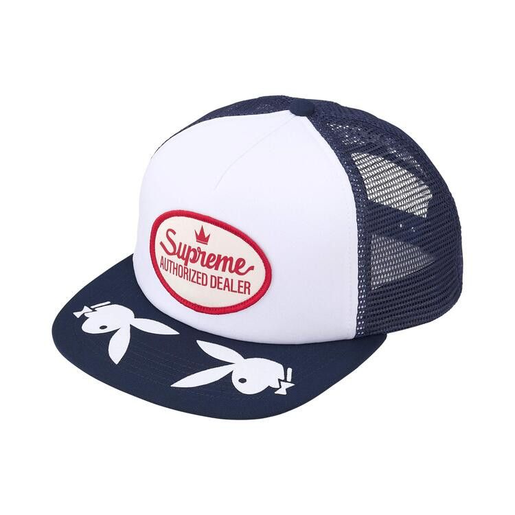 Buy Supreme x Playboy Mesh Back 5-Panel 'Navy' - SS26H95 NAVY | GOAT