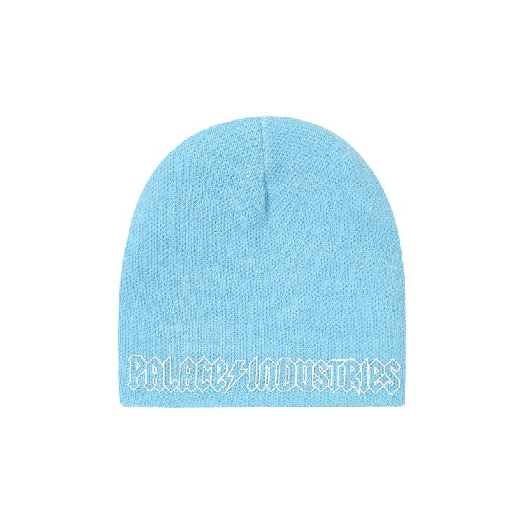 Buy Palace World Industries Reverso Nein Cuff Beanie 'White/Blue
