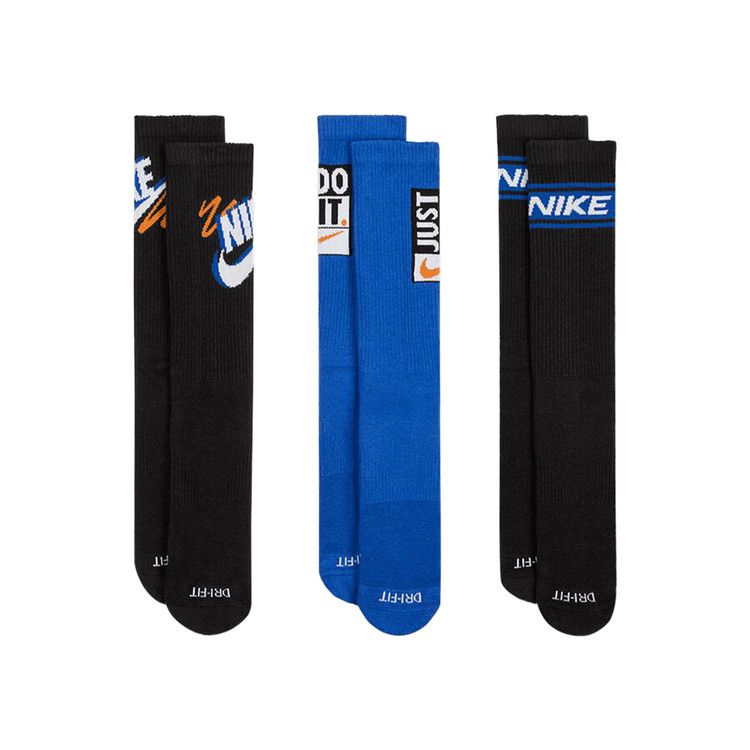 Nike Everyday Plus Crew Socks (3 Pairs) 'Multicolor' — foto 2