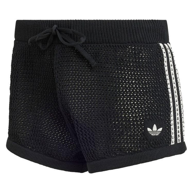 Adidas Knitted Crochet Shorts 'Black' — foto 2