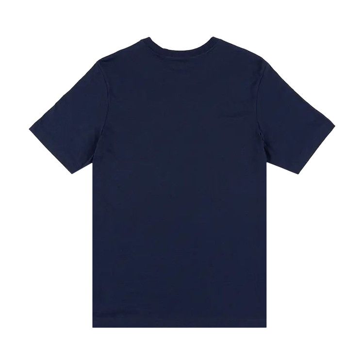 Nike Retro Swoosh Logo Embroidered Short Sleeve Blue — photo 3