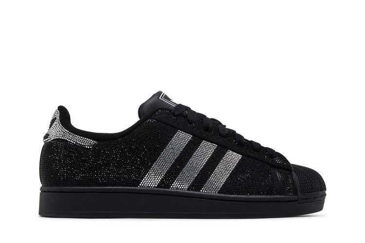 adidas gazelle silver green womens adidas Women's Superstar II Core Black / White main image 1