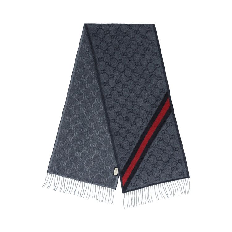 Buy Gucci Nikky Wool Scarf 'Midnight Blue' - 570603 3G200 4068 | GOAT