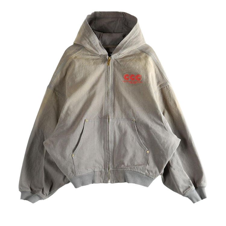 Willy Chavarria Juggernaut Workwear Hoodie 'Concrete' — foto 2