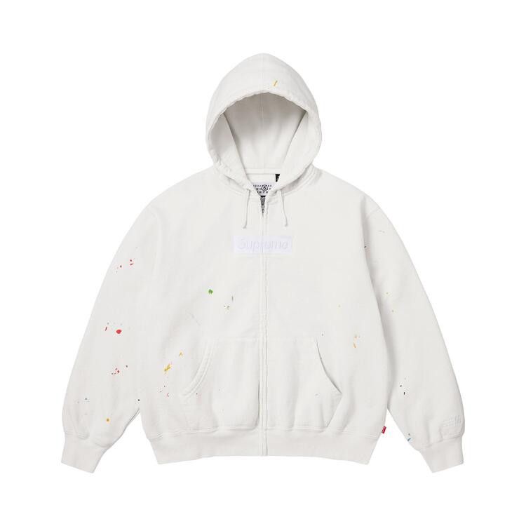 Buy Supreme x MM6 Maison Margiela Box Logo Zip Up Hooded