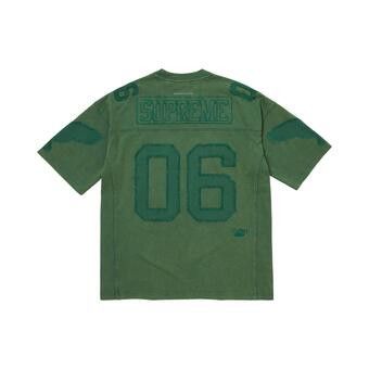 トップス supreme MM6 Cotton Football Jersey Supreme MM6 Maison Margiela Cotton Football Jersey Green Men's