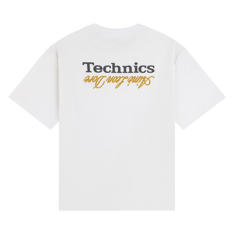 Buy Aimé Leon Dore Technics Logo Tee 'Bright White' - SS26CT096