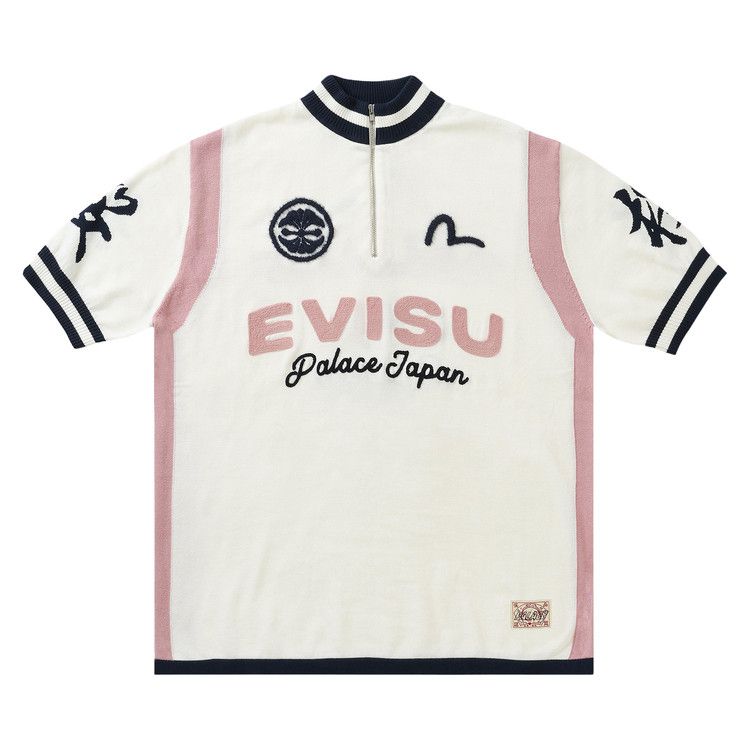 Buy Palace x Evisu Cycle Knit 'Off White' - P30KW051 | GOAT