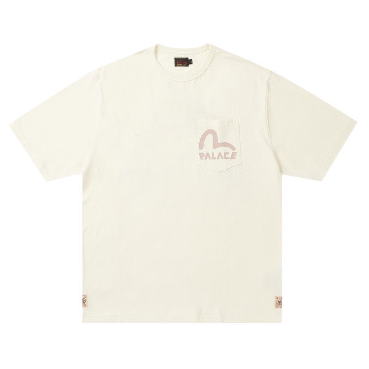 Buy Palace x Evisu Heavy Wash T-Shirt 'Off White' - P30ES243 | GOAT UK