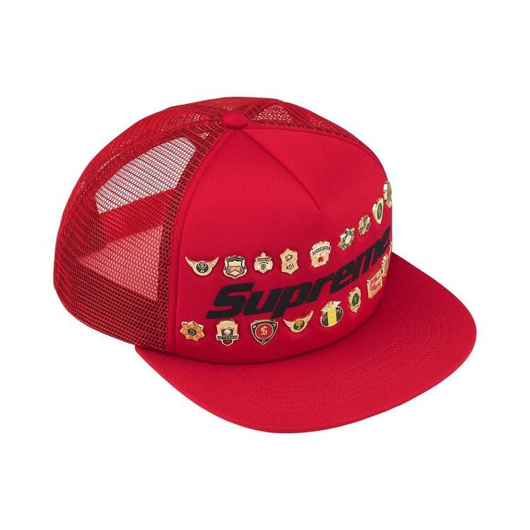 Buy Supreme Pins Mesh Back 5-Panel 'Red' - SS26H65 RED | GOAT
