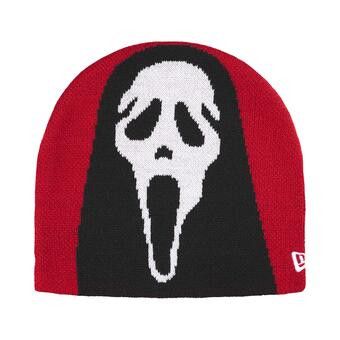 Buy Supreme New Era Ghostface Beanie 'Red' - SS26BN43 RED | GOAT