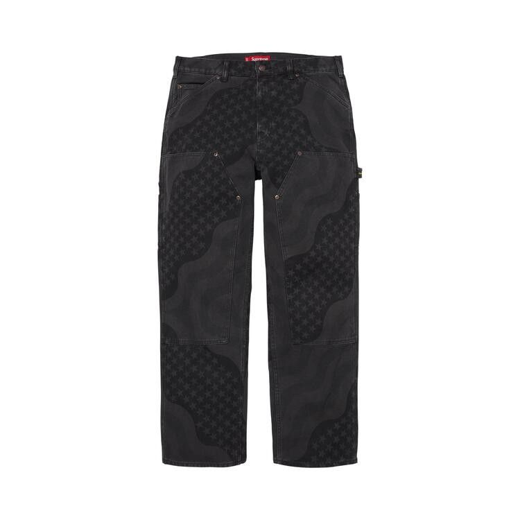 Buy Supreme Flag Double Knee Painter Pant 'Black' - SS26P39 BLACK