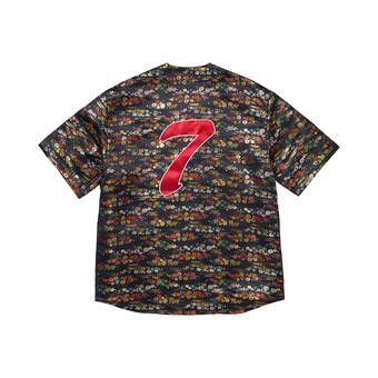 Buy Supreme Floral Jacquard Jersey 'Navy' - SS26KN42 NAVY | GOAT