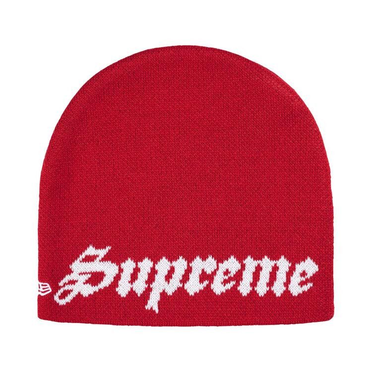 Buy Supreme New Era Ghostface Beanie 'Red' - SS26BN43 RED | GOAT