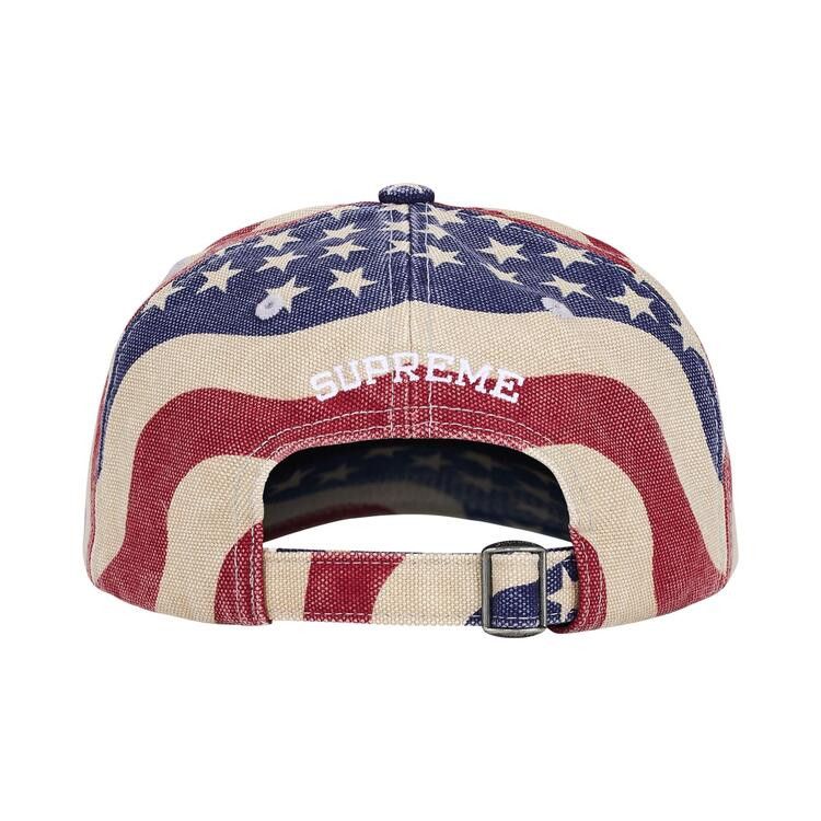 Buy Supreme Pigment Coated S Logo 6-Panel 'Flag' - SS26H3 FLAG | GOAT