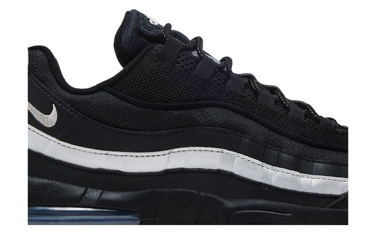 Nike Air Max 95 OG Big Bubble Black White Metallic Silver — foto 3