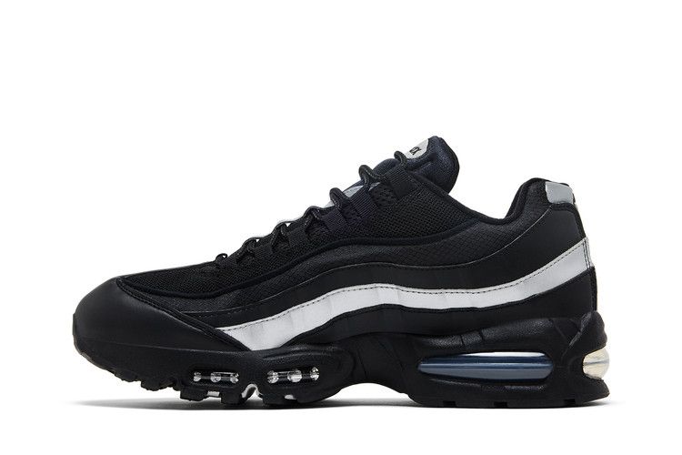 Nike Air Max 95 OG Big Bubble Black White Metallic Silver — foto 4