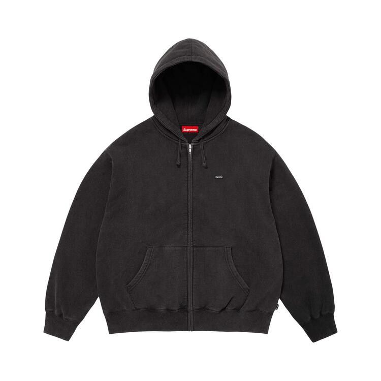 Buy Supreme Small Box Zip Up Hooded Sweatshirt 'Black' - SS26SW4