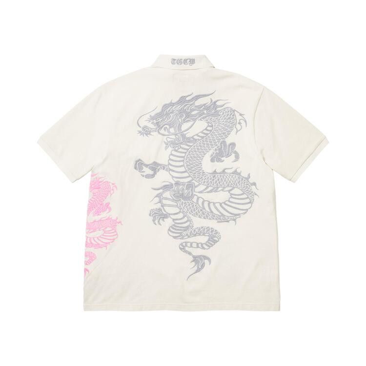 Buy Supreme x The Great China Wall Dragon Polo 'White' - SS26KN56