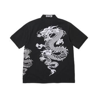 Buy Supreme x The Great China Wall Dragon Polo 'Black' - SS26KN56