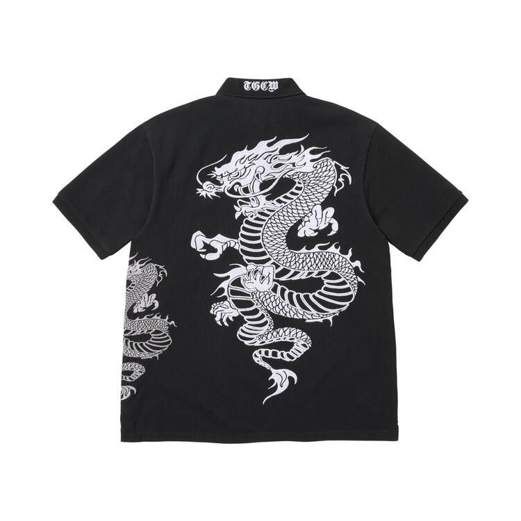 Buy Supreme x The Great China Wall Dragon Polo 'Black' - SS26KN56