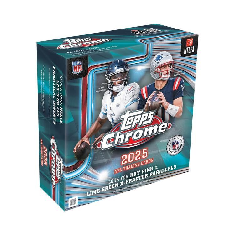 Buy 2025 Topps Chrome Football Mega Box - FGC006398 DB | GOAT
