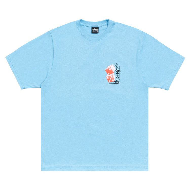 Stussy Tall Dice Tee 'Sky Blue'
