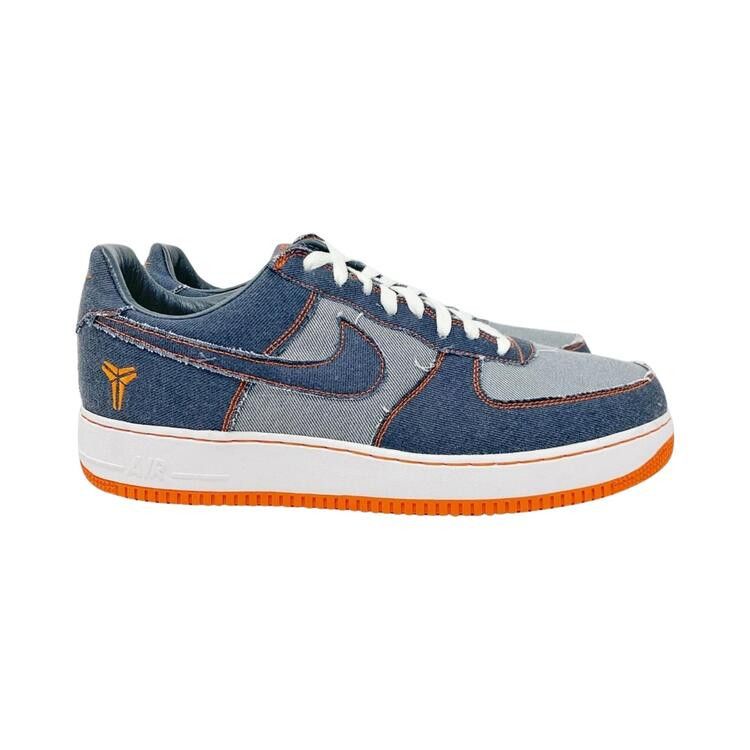 Nike Air Force 1 Low Protro Kobe Bryant Denim Obsidian Safety Orange — foto 2