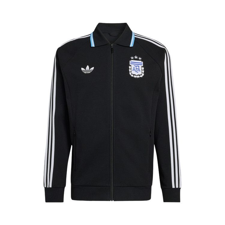 adidas Argentina Away Anthem Long Sleeves Jacket Black — foto 2
