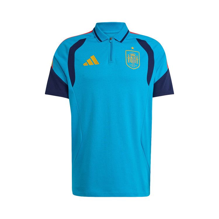 adidas Spain 2026 Tiro Polo Shirt Bold Aqua — foto 2