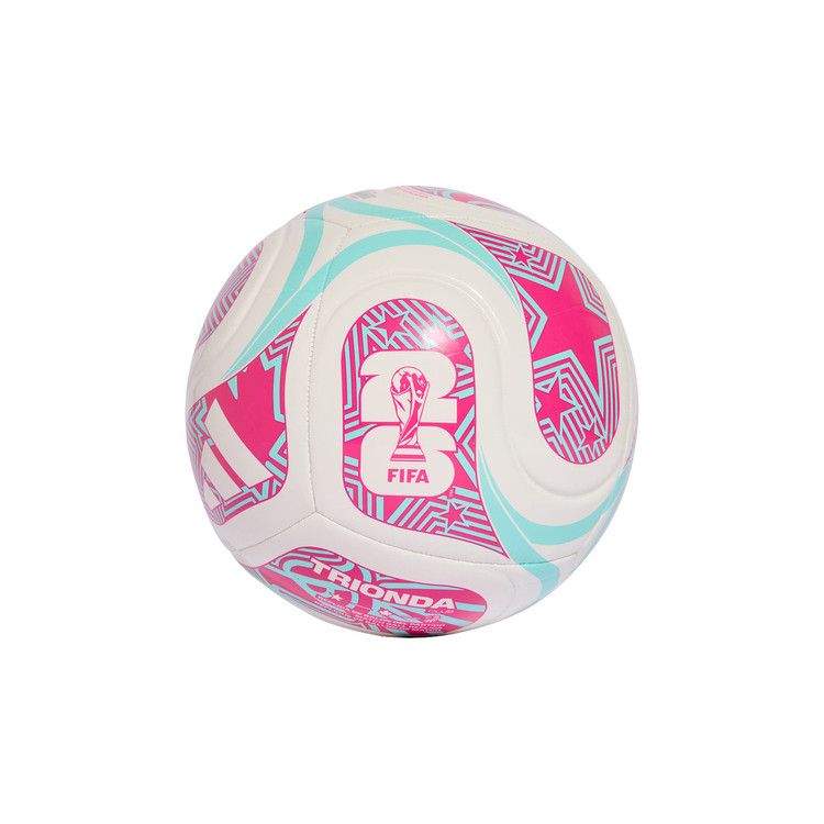 adidas FIFA World Cup 2026 Trionda Club Ball White/Flash Aqua/Shock Pink — foto 2