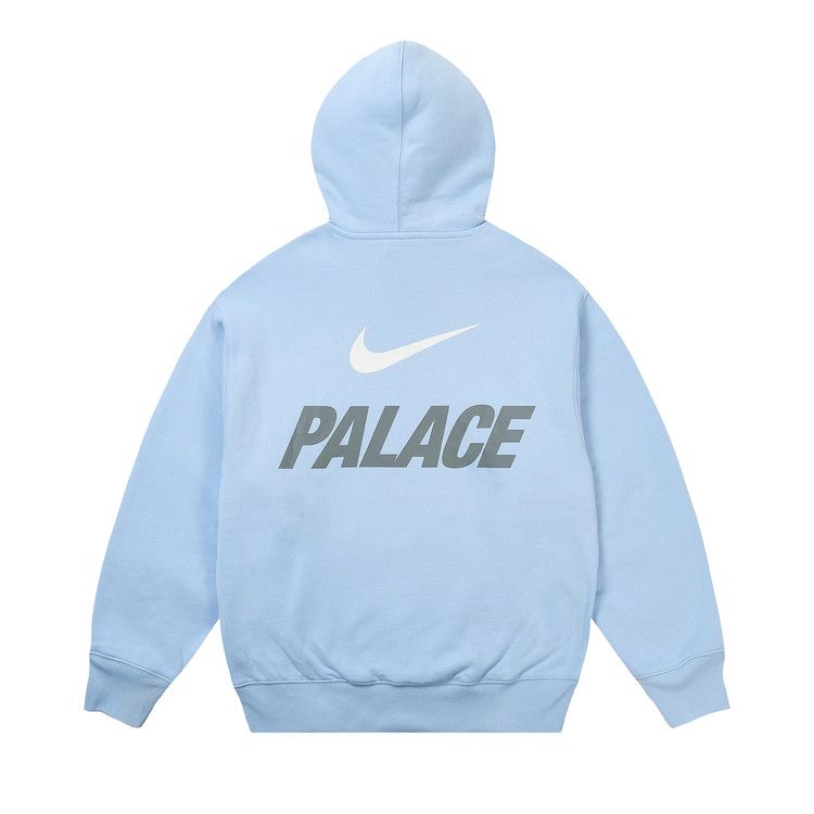 Buy Palace x Nike Font Swoosh Hood 'Sky Blue' - P28NHD004 | GOAT