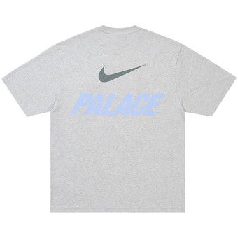 Buy Palace x Nike Font Swoosh T-Shirt 'Grey Marl' - P28NTS005 | GOAT