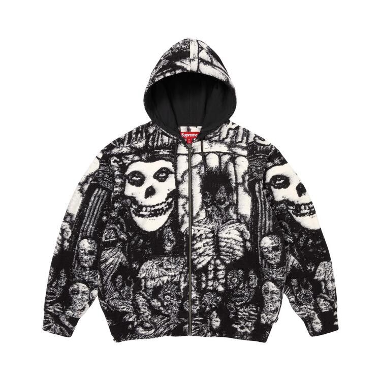 Buy Supreme x The Misfits Zip Up Hooded Sweater 'Black' - SS26SK24