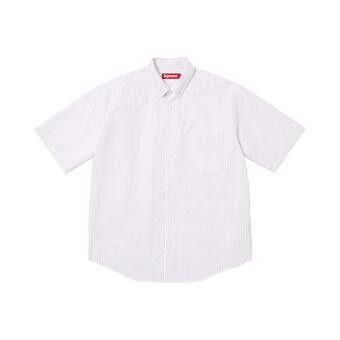 Buy Supreme Loose Fit Oxford Short-Sleeve Shirt 'Stripe' - SS26S1
