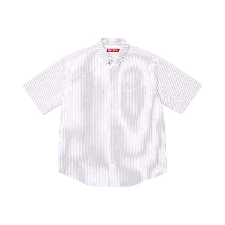 トップス XXL Supreme Stripe Shirt WHITE Buy Supreme Loose Fit Oxford Short-Sleeve Shirt 'Stripe' - SS26S1