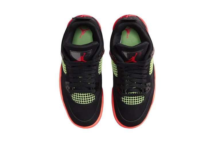 Jordan 4 Retro Black Infrared Barely Volt (GS) — foto 2