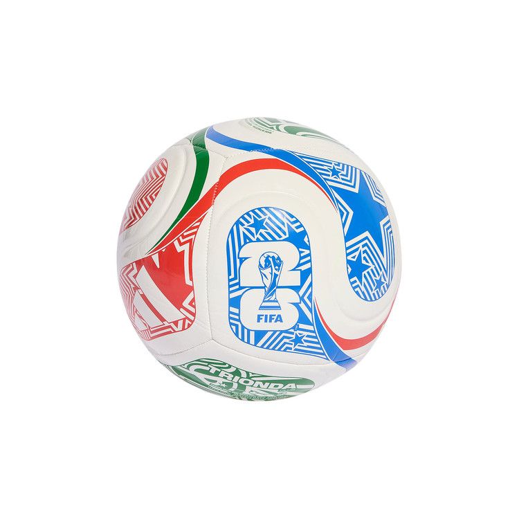 adidas FIFA World Cup 2026 Trionda Club Ball White/Vivid Red/Glow Blue/Green — foto 2