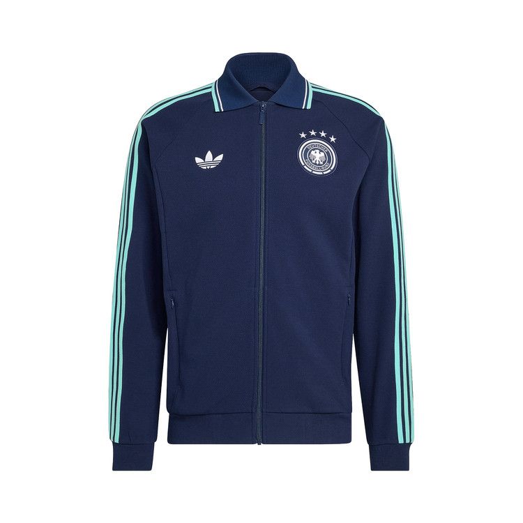 adidas Germany Away Anthem Long Sleeves Jacket Collegiate Navy — foto 2
