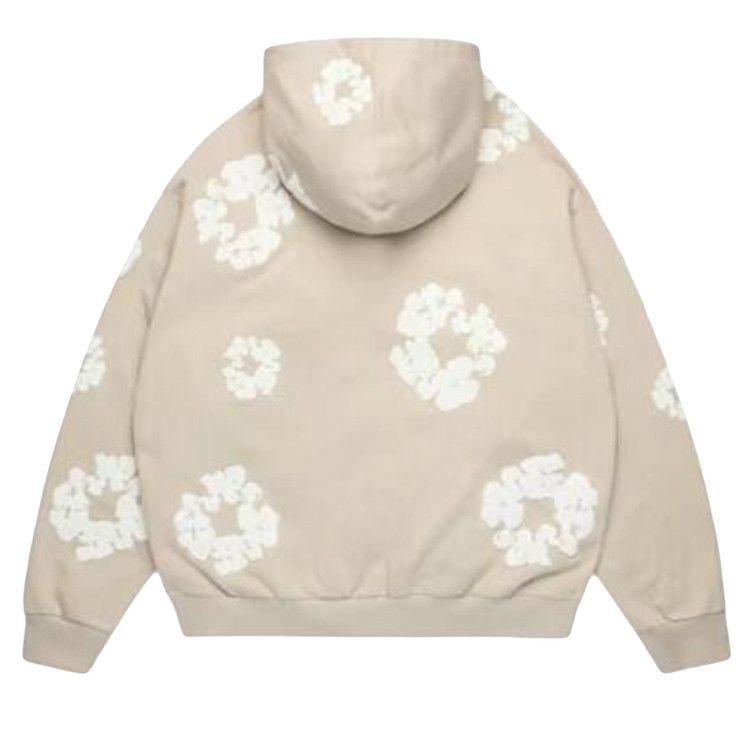 Buy Denim Tears Cotton Wreath Zip Hoodie 'Cream' - SS26TZH11412546