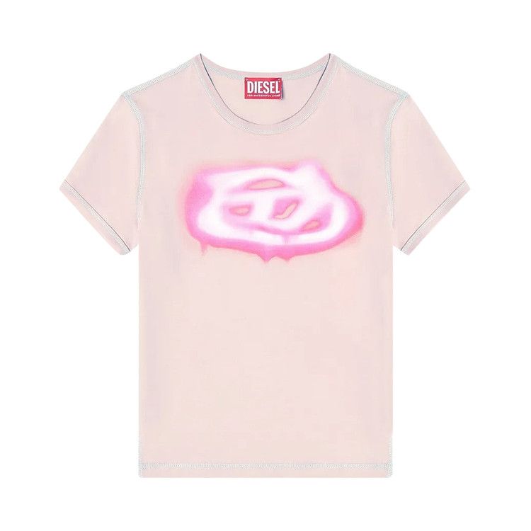 最終値下げ DIESEL ハートロゴ クロップドTシャツ ピンク 最終値下げ
