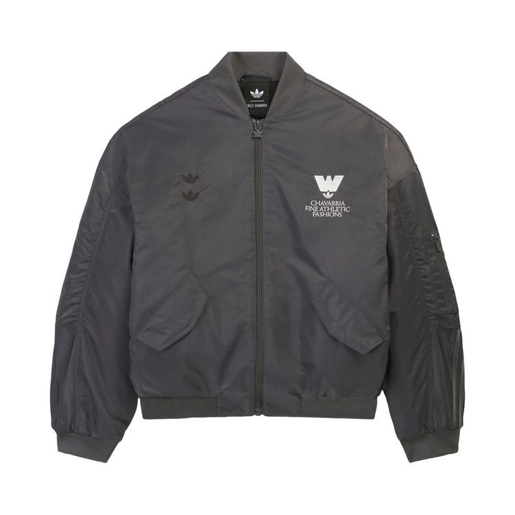 adidas x Willy Chavarria Bomber Jacket Grey — foto 2