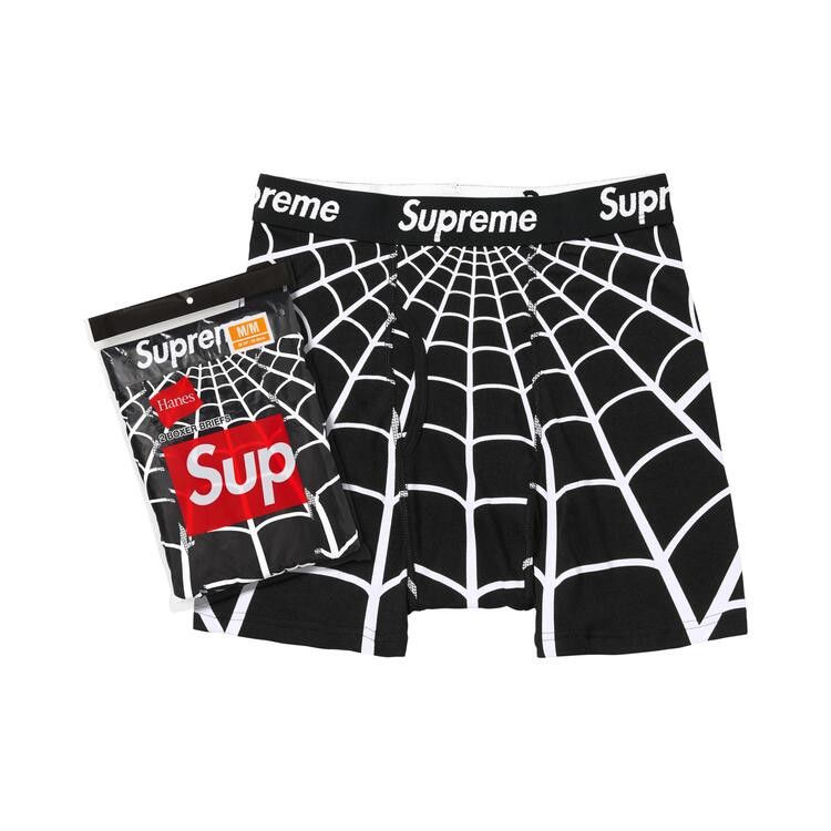 Buy Supreme x Hanes Spider-Man Boxer Briefs (2 Pack) 'Black