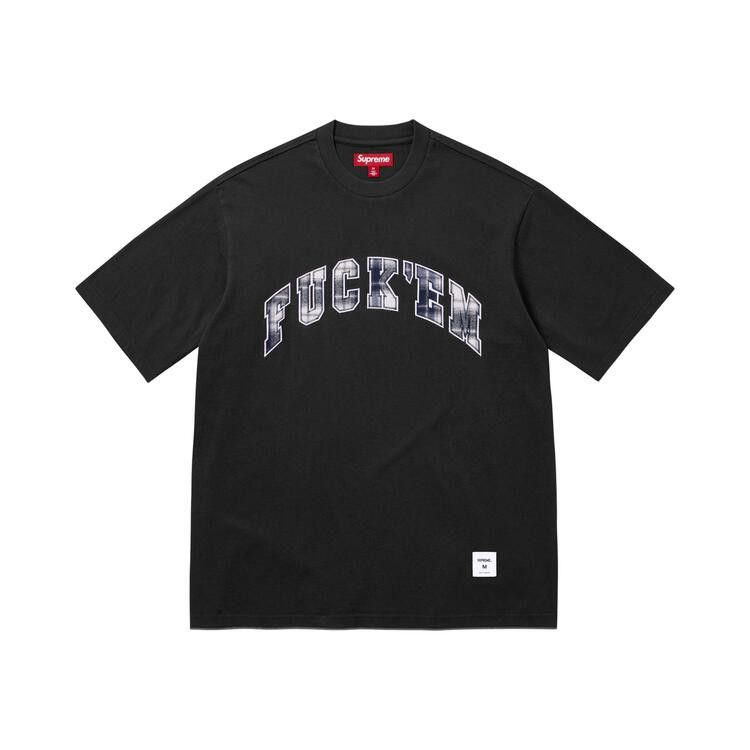 Buy Supreme Fuck Em Plaid Short-Sleeve Top 'Black' - SS26KN40