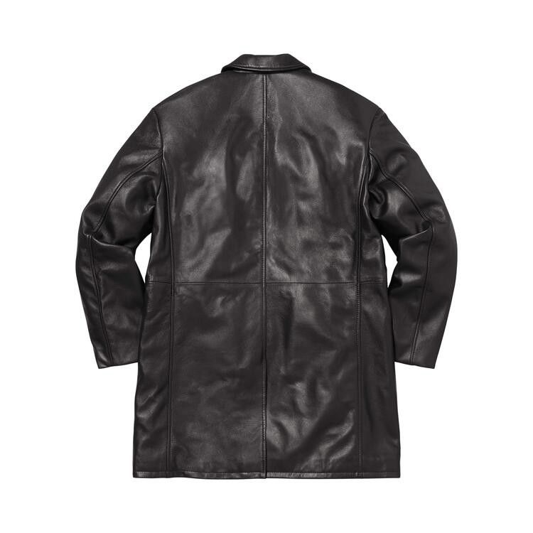 レザージャケット Supreme x Schott Leather Overcoat 