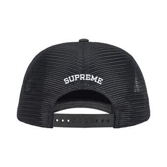 Buy Supreme Raffia Mesh Back 5-Panel 'Black' - SS26H24 BLACK | GOAT