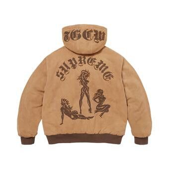Buy Supreme x The Great China Wall Hooded Work Jacket 'Tan