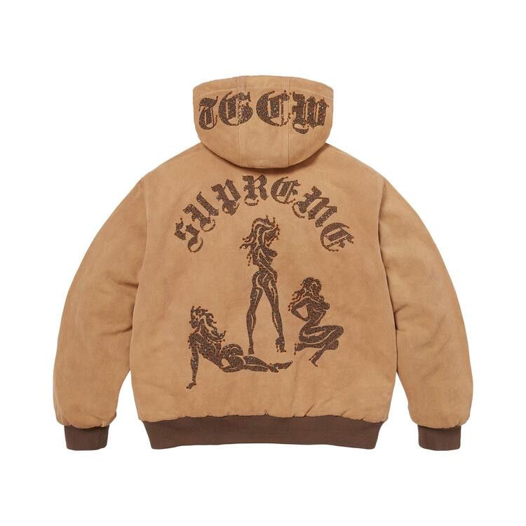 Buy Supreme x The Great China Wall Hooded Work Jacket 'Tan