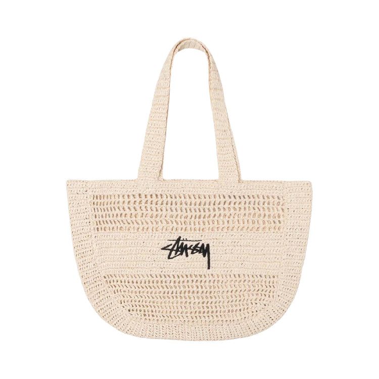 Stussy Raffia Bag 'Ivory'