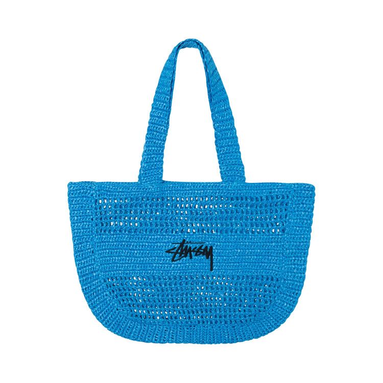 Stussy Raffia Bag 'Blue'